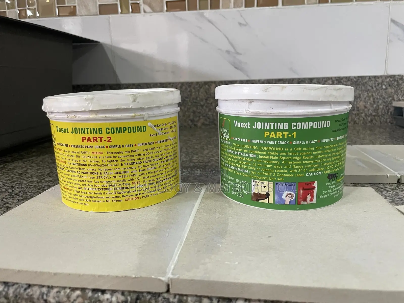 Vnext Jointing Compound for Cement Boards