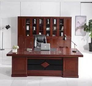 1.4 Meters Executive Mahogany L-shaped Desk