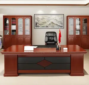 1.4 Meters Executive Mahogany L-shaped Desk