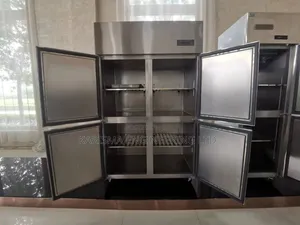 Commercial 4-Door Stainless Steel Freezer