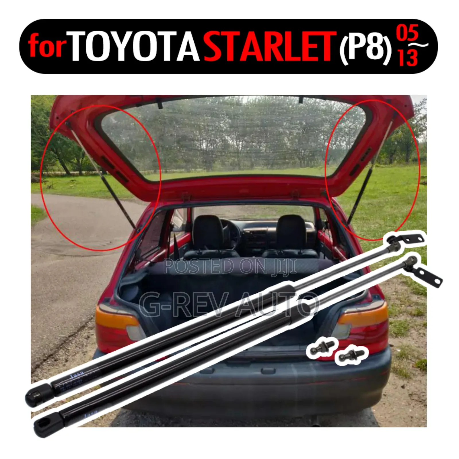 Toyota  Starlet Ep82 Boot Shocks
