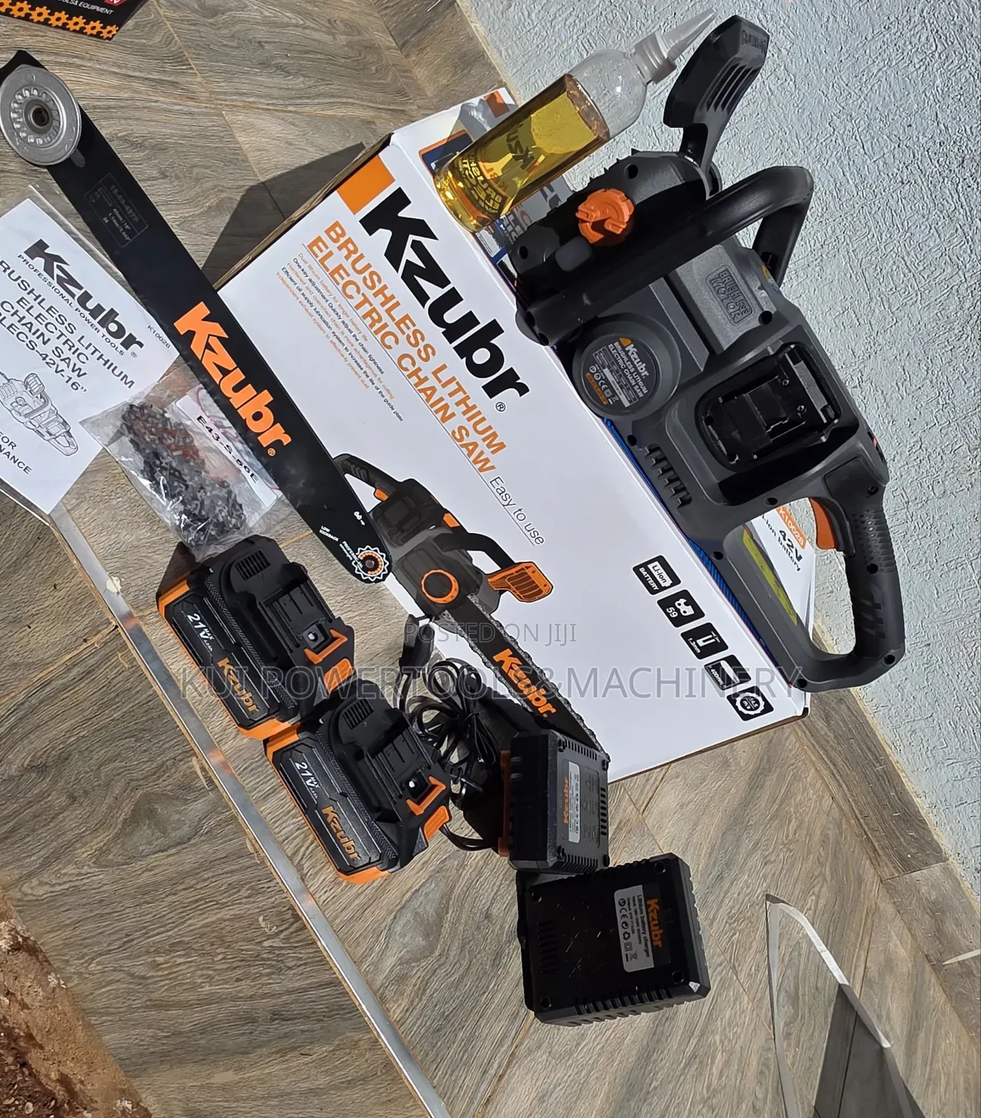 Kzubr 16" Cordless Chainsaw/ Kzubr Cordless Chainsaw
