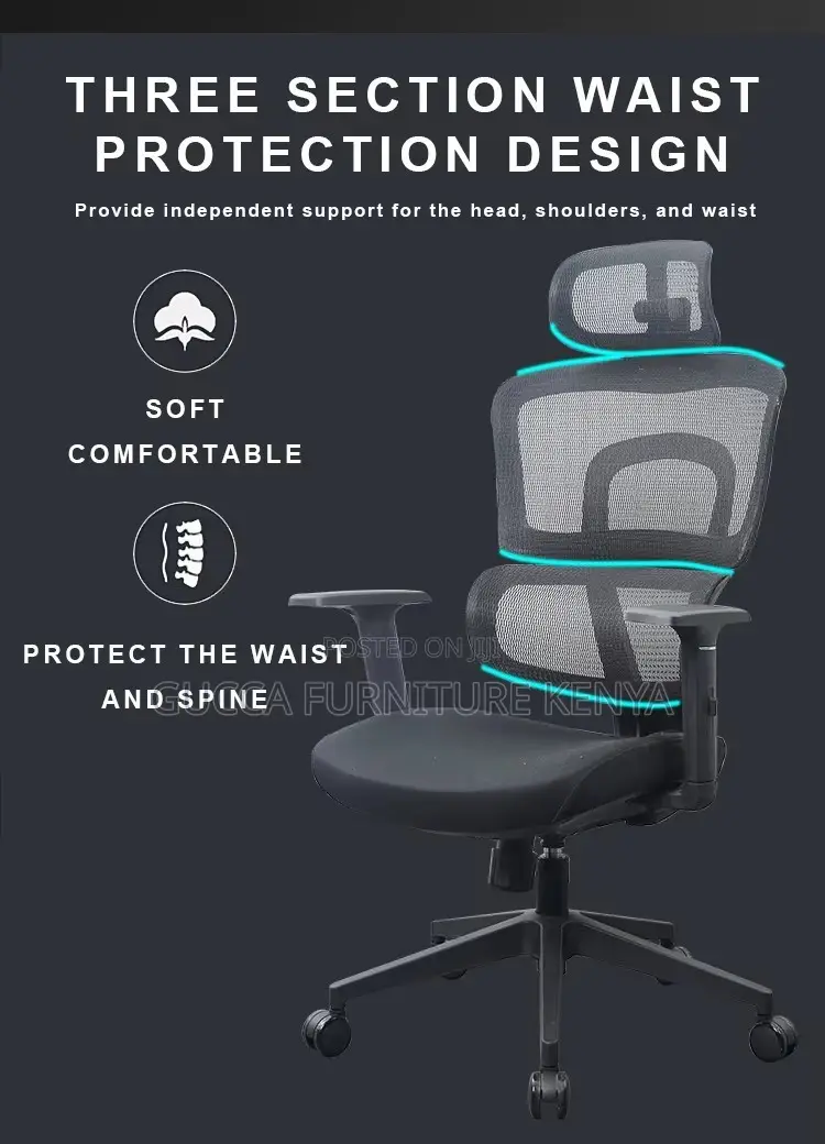 Modern High Back Ergonomic Executive Office Chair