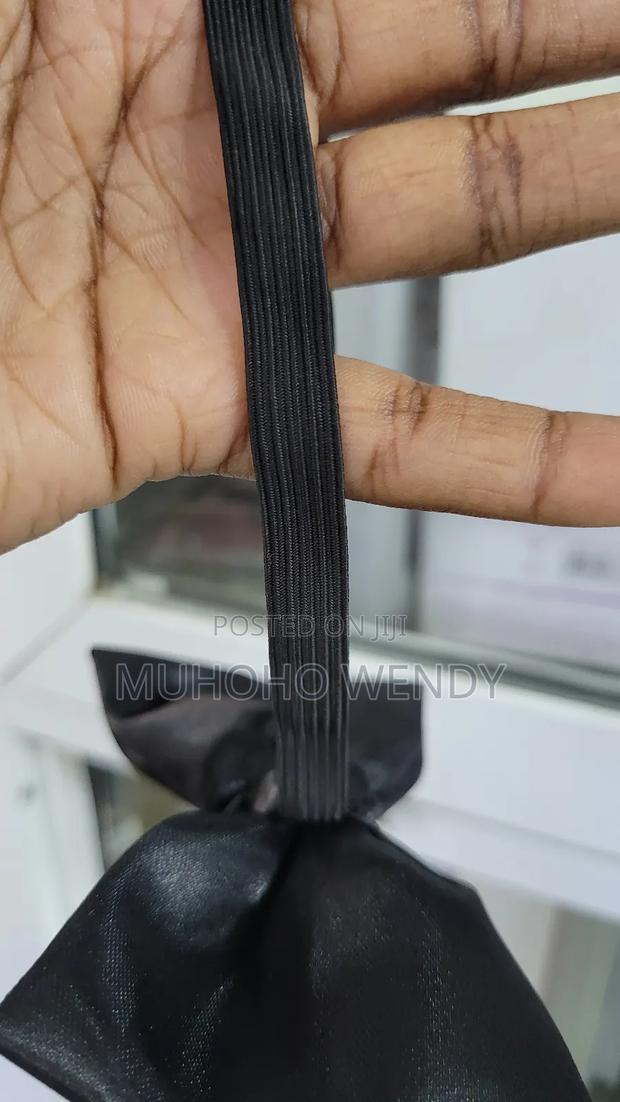 Black Satin Bow Tie - thumbnail 7