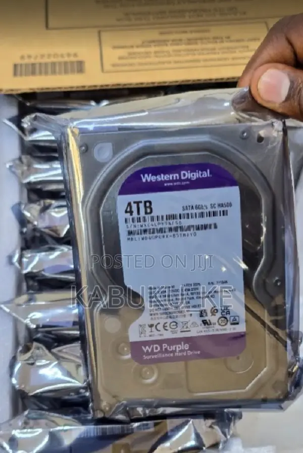 Wd Purple 4tb Surveillance Hard Disk Drive - New