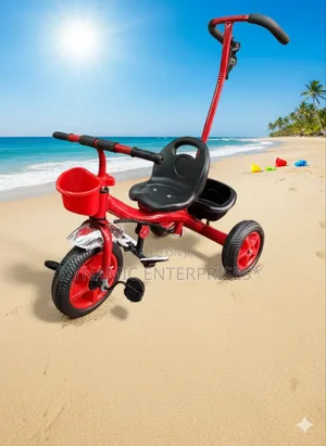 Tricycle With Push Handle