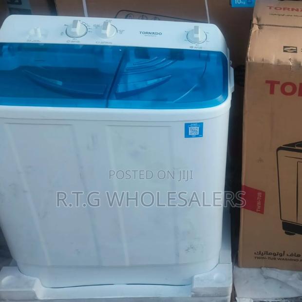 12kg Tornado Twin Tub Washer – Fast Powerful Cleaning