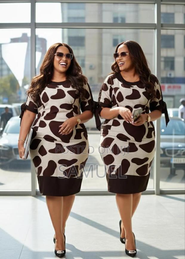 Trendy Patterned Shift Work Dress - thumbnail 3