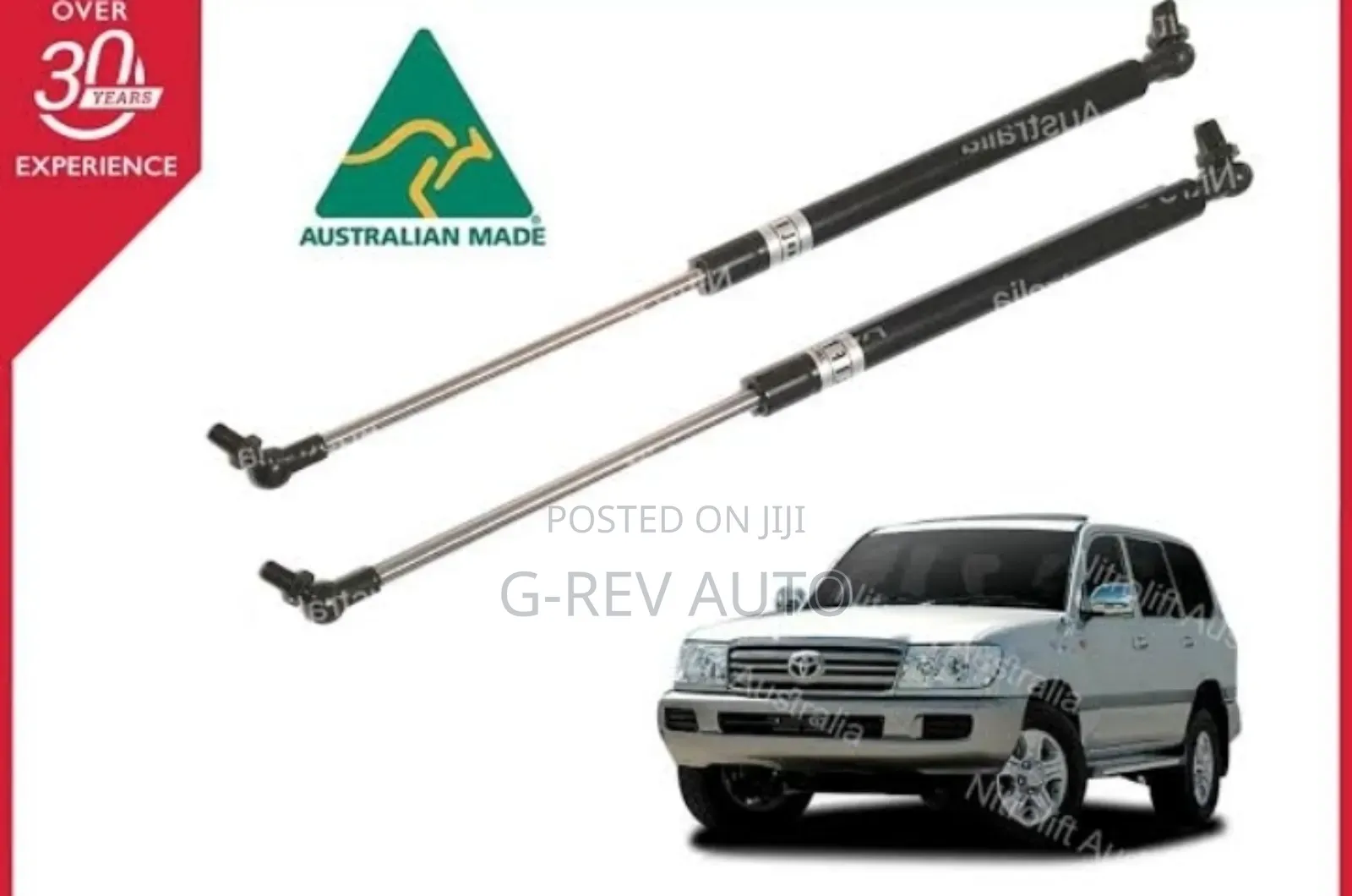 Landcruiser  100 Series  Bonnet Shocks