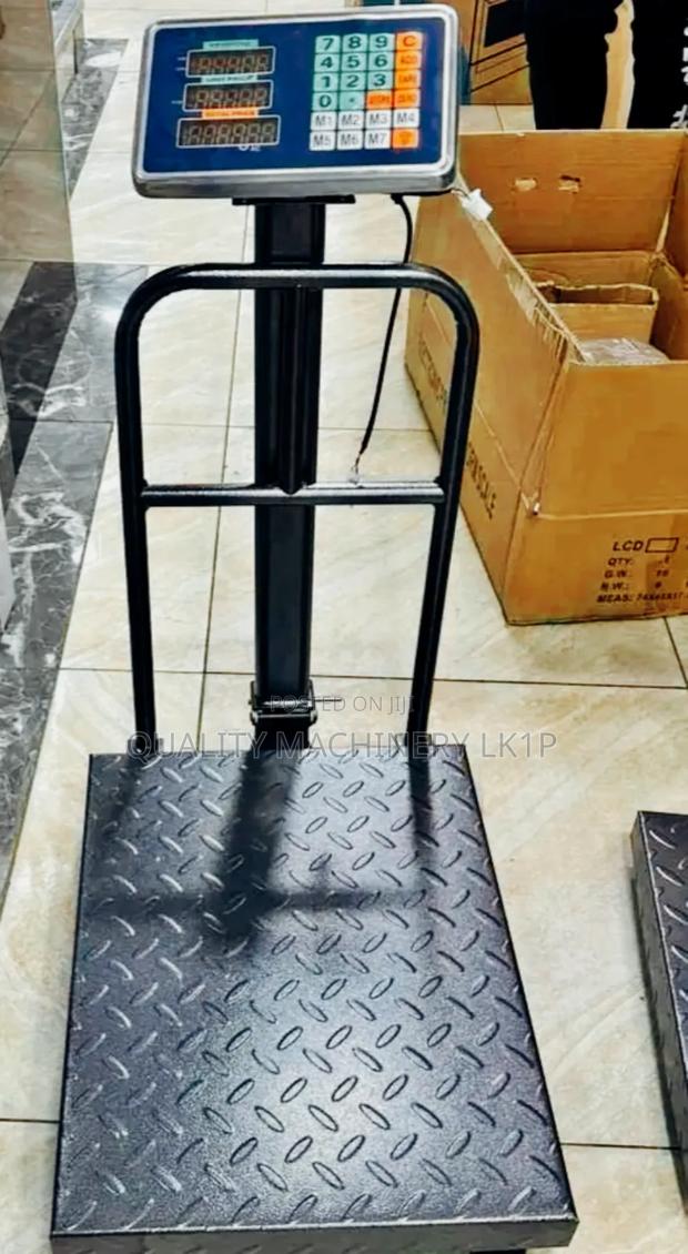 Heavy Duty 300kg Platform Scale With Protective Guard