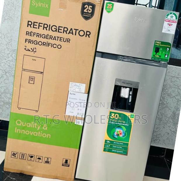 Syinix 210 L Double Door Fridge | Inbuilt Fridge Guard Quiet