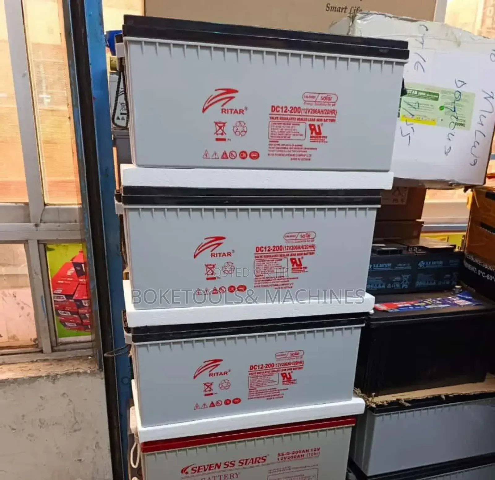 Ritar Chloride Solar Backup Battery 200ah 12v Dc12-200