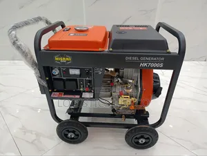 10kva Hk7000s-Hisaki Japan Diesel Open Generator Aircooled