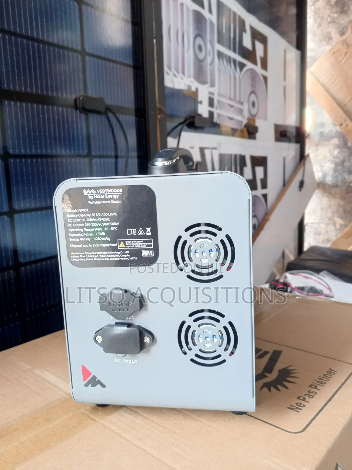 1kwh Backup Power System – 500w Output (Vestwood)