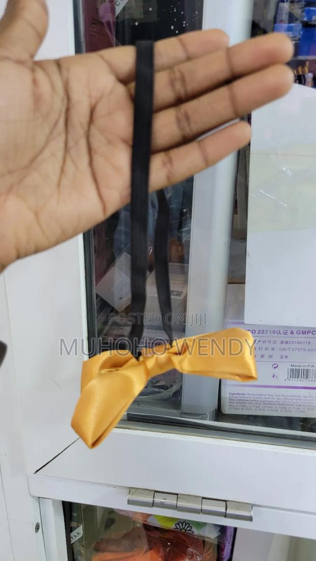 Gold Satin Bow Tie - thumbnail 7