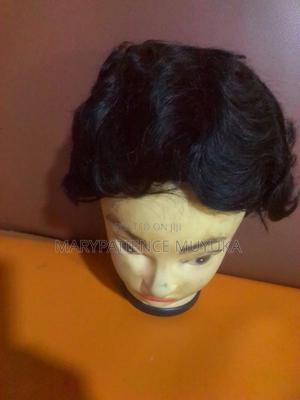 Black Curly Hair Wig - thumbnail 2