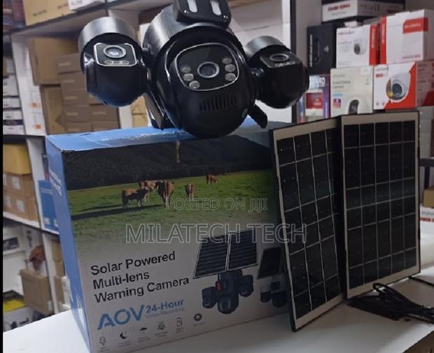 Tripple Lens Solar Camera Heasy App Wit Warning Sings