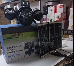 Tripple Lens Solar Powere Camera 4g Full Hd