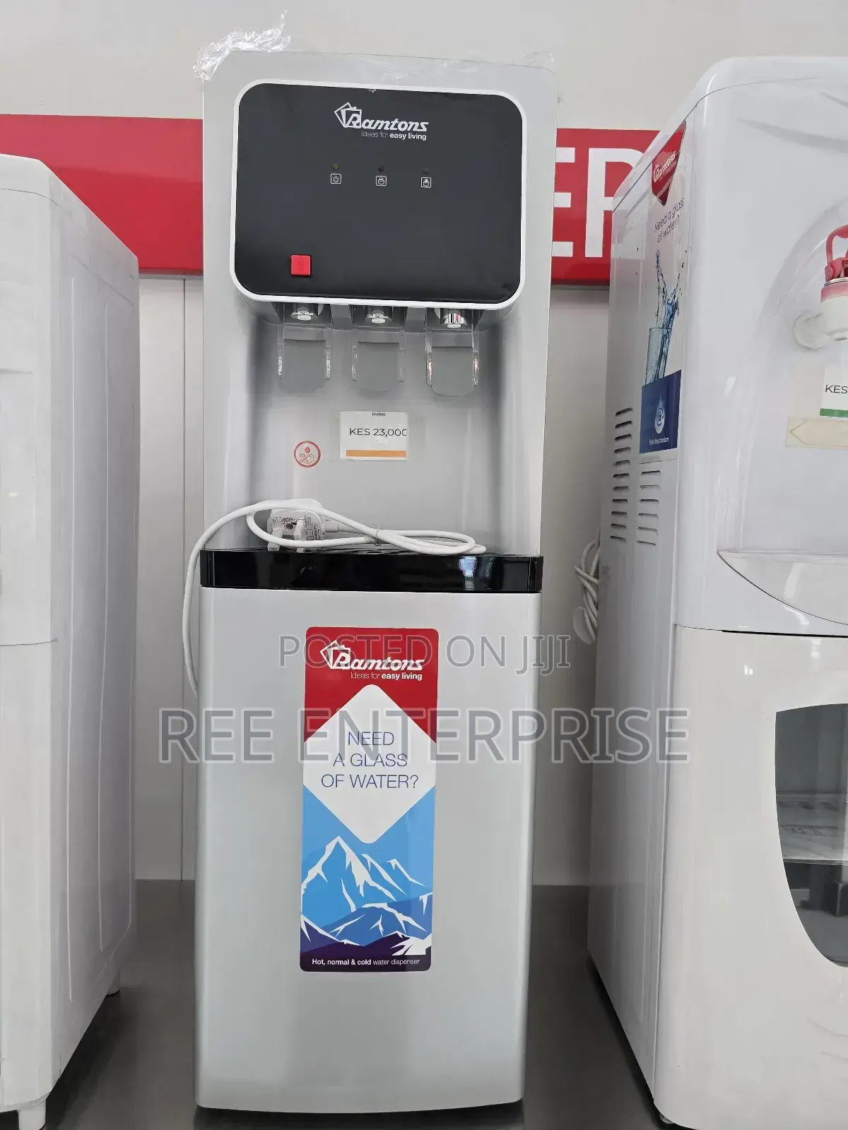 *Ramtons Rm/685 3 Taps Dispenser With Compressor Cooling *