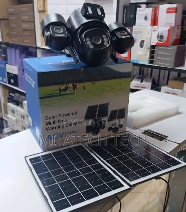 Tripple Lens Solar Camera Water Resistance Camera