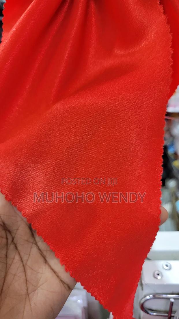 Red Satin Bow Clip - thumbnail 3