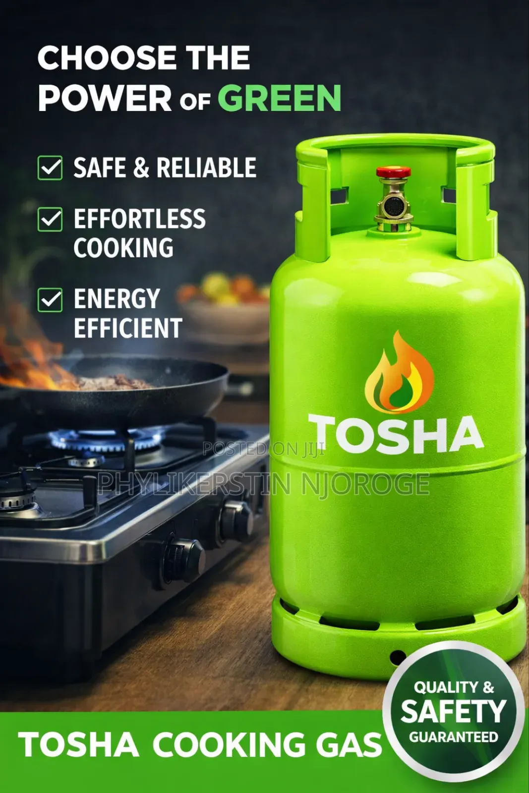 Tosha Refill LPG Offersonunits From6kg,13kg,35kg,50kg N Bulk
