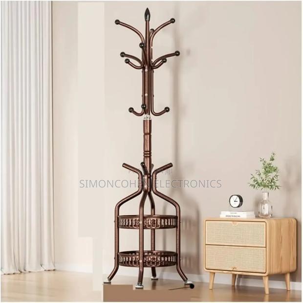 Free-standing Metal Coat Rack