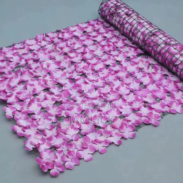 Flowered Coloured Balcony Fence – 3m × 1m – Ks - thumbnail 2