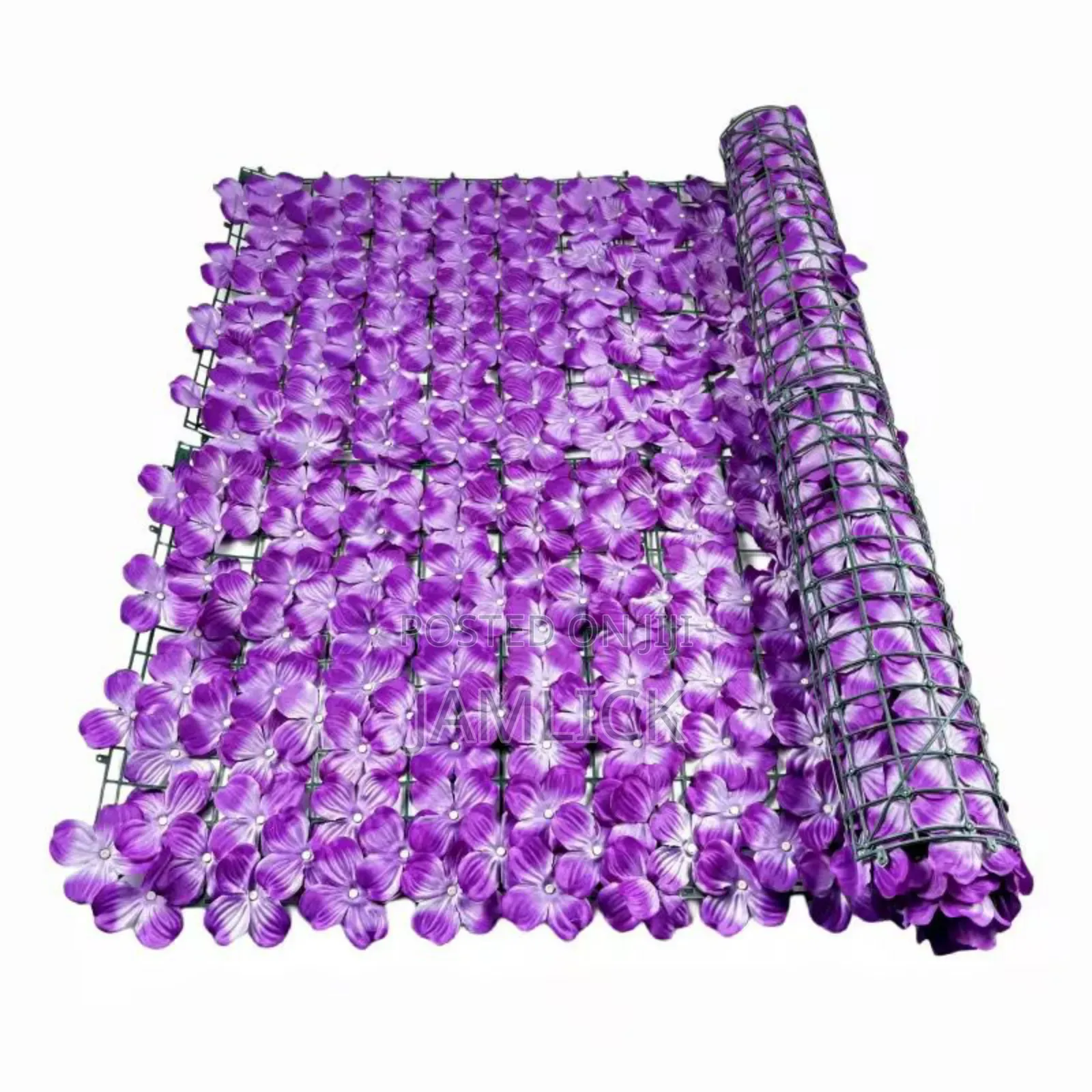 Flowered Coloured Balcony Fence – 3m × 1m – Ks
