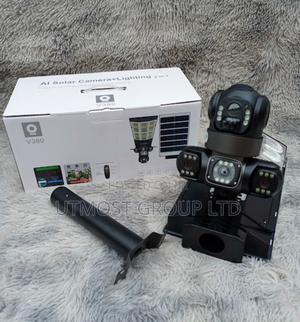 V380 4g Solar Surveillance Camera With Light - thumbnail 2