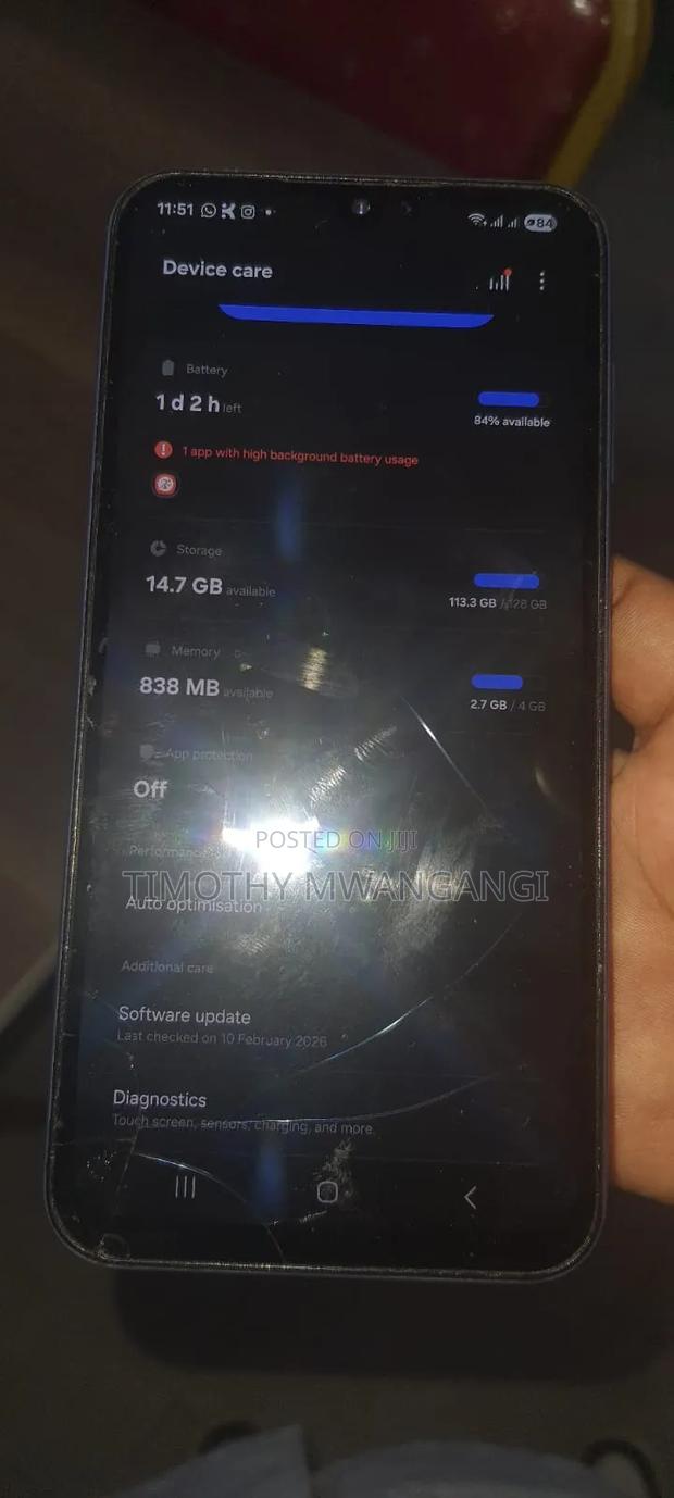 Samsung Galaxy A15 128 GB Blue - thumbnail 4