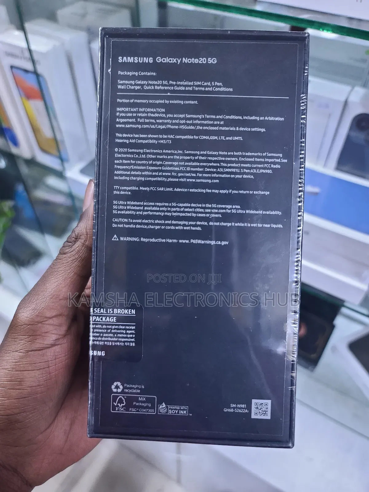 New Samsung Galaxy Note 20 256 GB Green