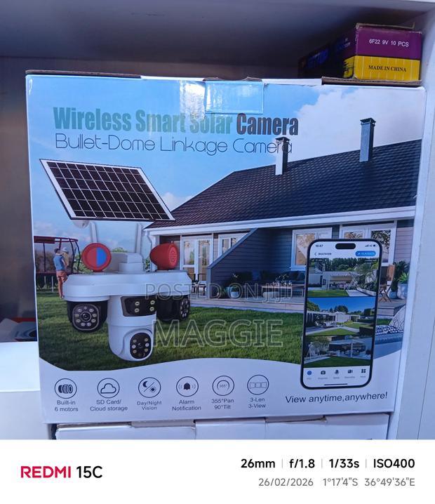 Wireless Smart Solar Camera - main view