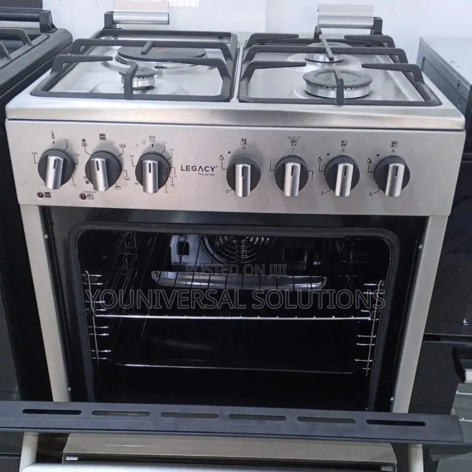 60*60 Legacy 3gas +1electric Standing Cooker