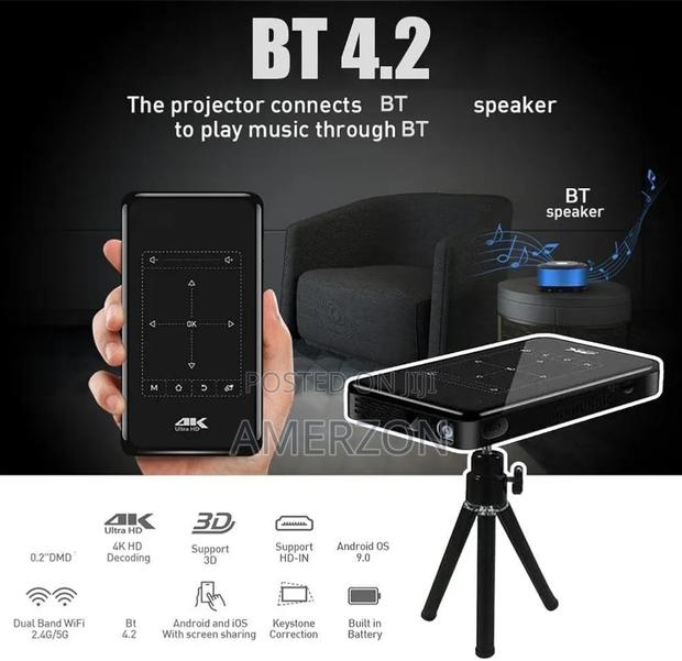 Mini Potable Projector Wifi and Bluetooth