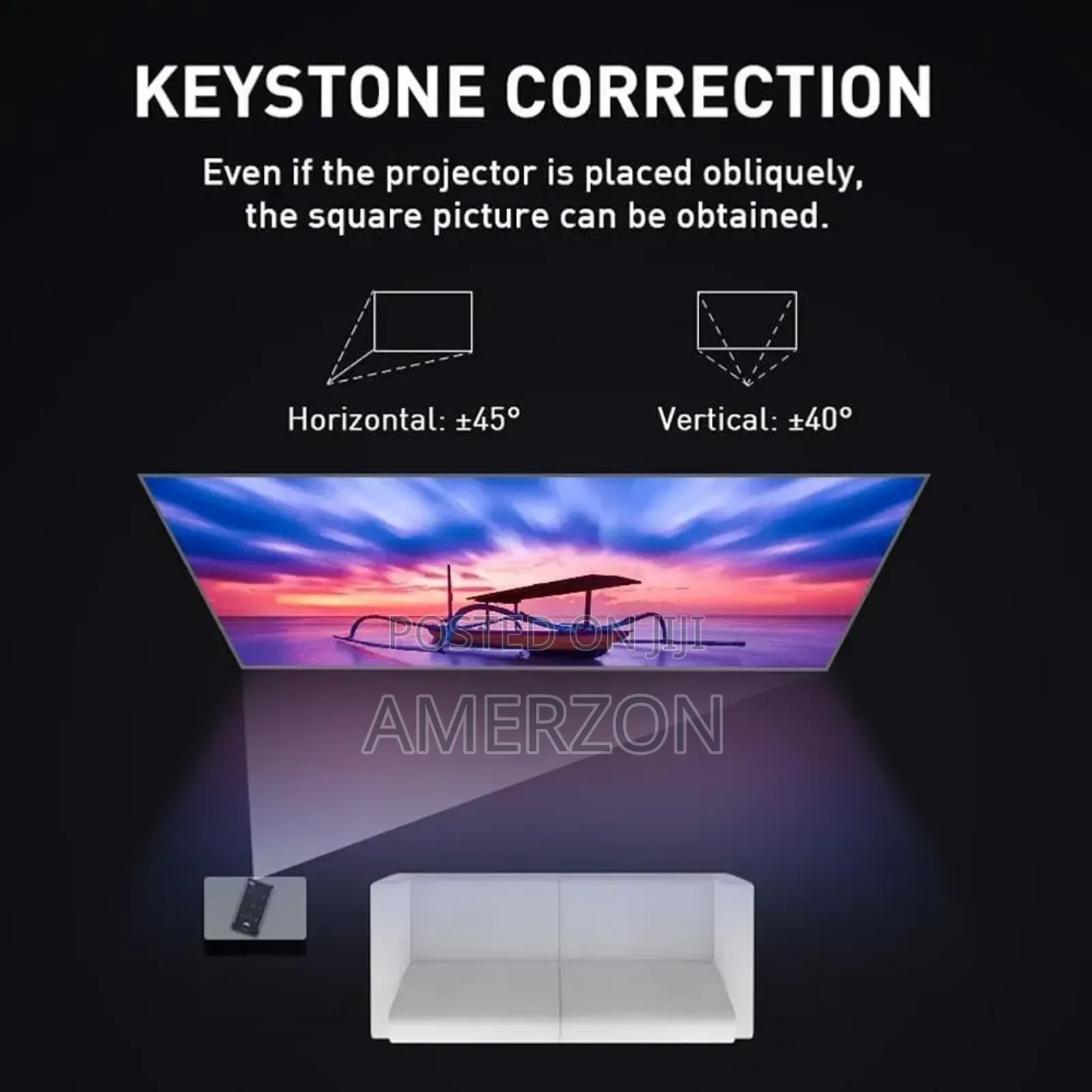 Mini Potable Projector Wifi and Bluetooth