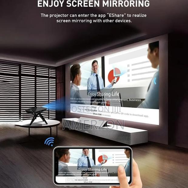 Mini Potable Projector Wifi and Bluetooth - thumbnail 6