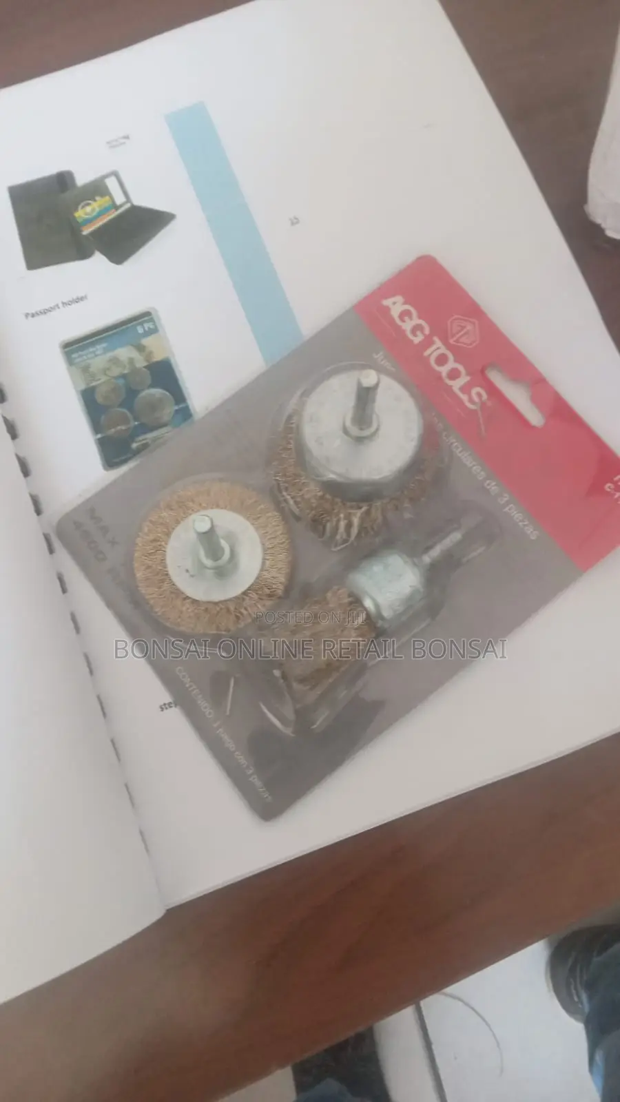 3pcs Wire Brush Set for Drill, Brass Steel Rust Cleaning Brushes