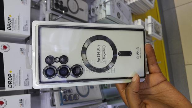 Herme Samsung Galaxy S24 Ultra Magsafe Plated Clear Case - main view