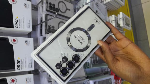 Herme Samsung Galaxy S24 Ultra Magsafe Plated Clear Case - thumbnail 3