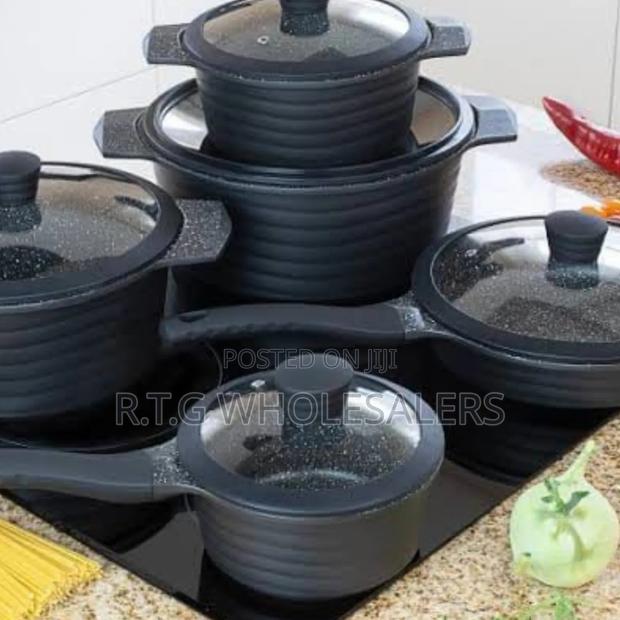 Edenburg 10-Piece Nonstick Cookware Set – Pots Pans Combo