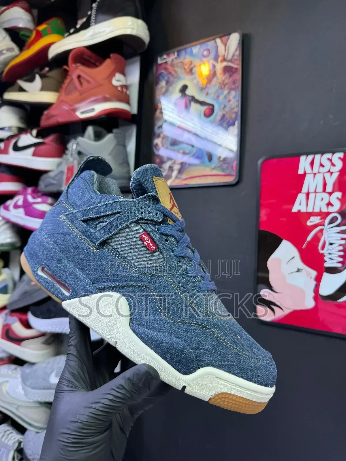 Levi’S X Air Jordan 4 Retro “Denim”