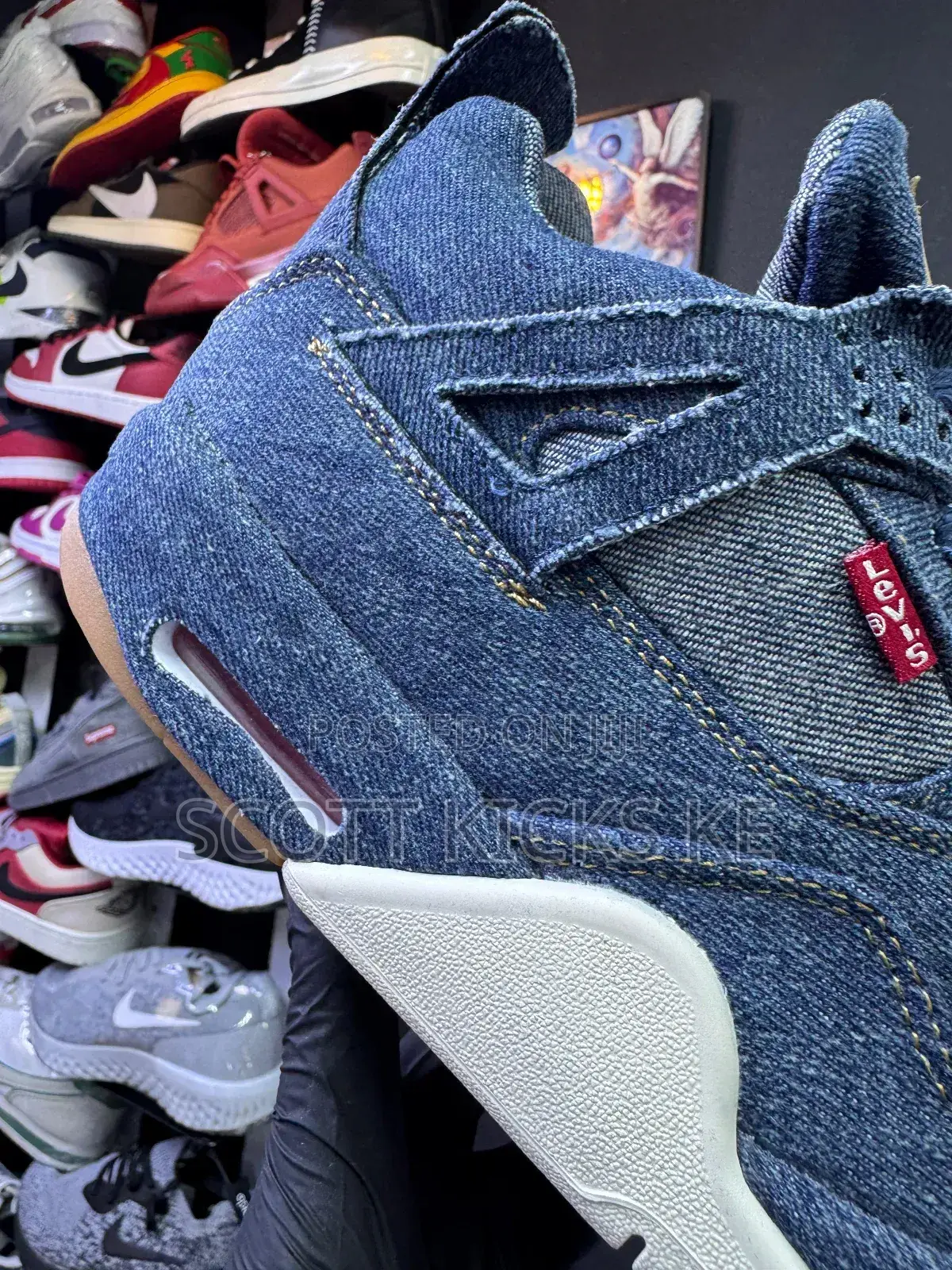 Levi’S X Air Jordan 4 Retro “Denim”