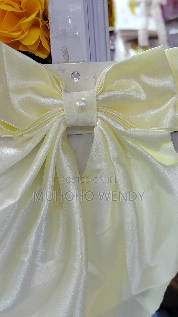 Cream Silk Hair Bow Clip