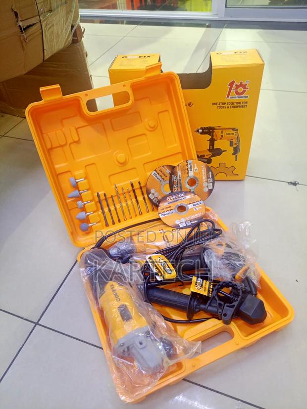 Coofix Combo Kit (Impact Drill -710w Angle Grinder-750w)