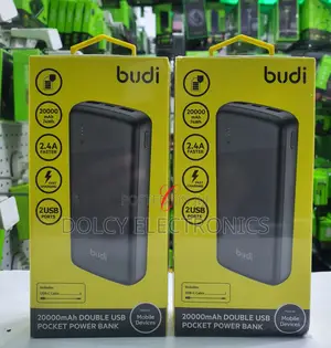 Budi Pb090b2 20000mah Double Usb Picket Power Bank.