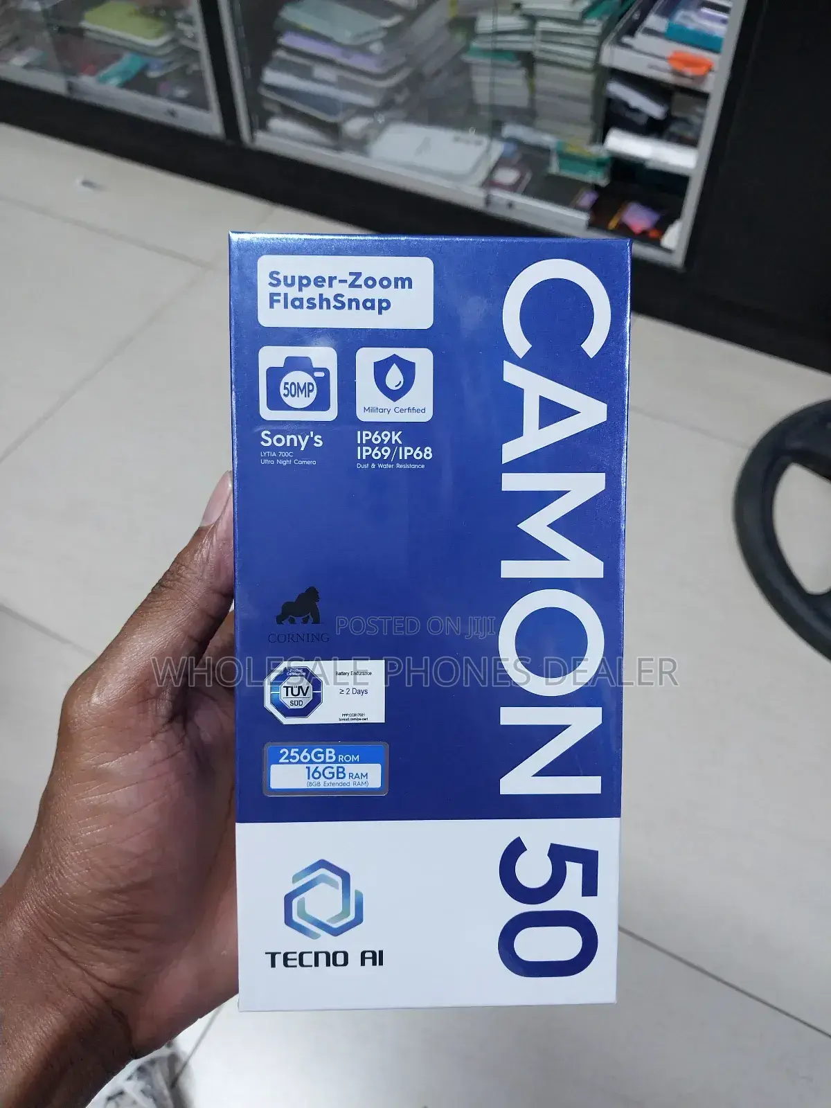 New Tecno Camon 50 256 GB Green