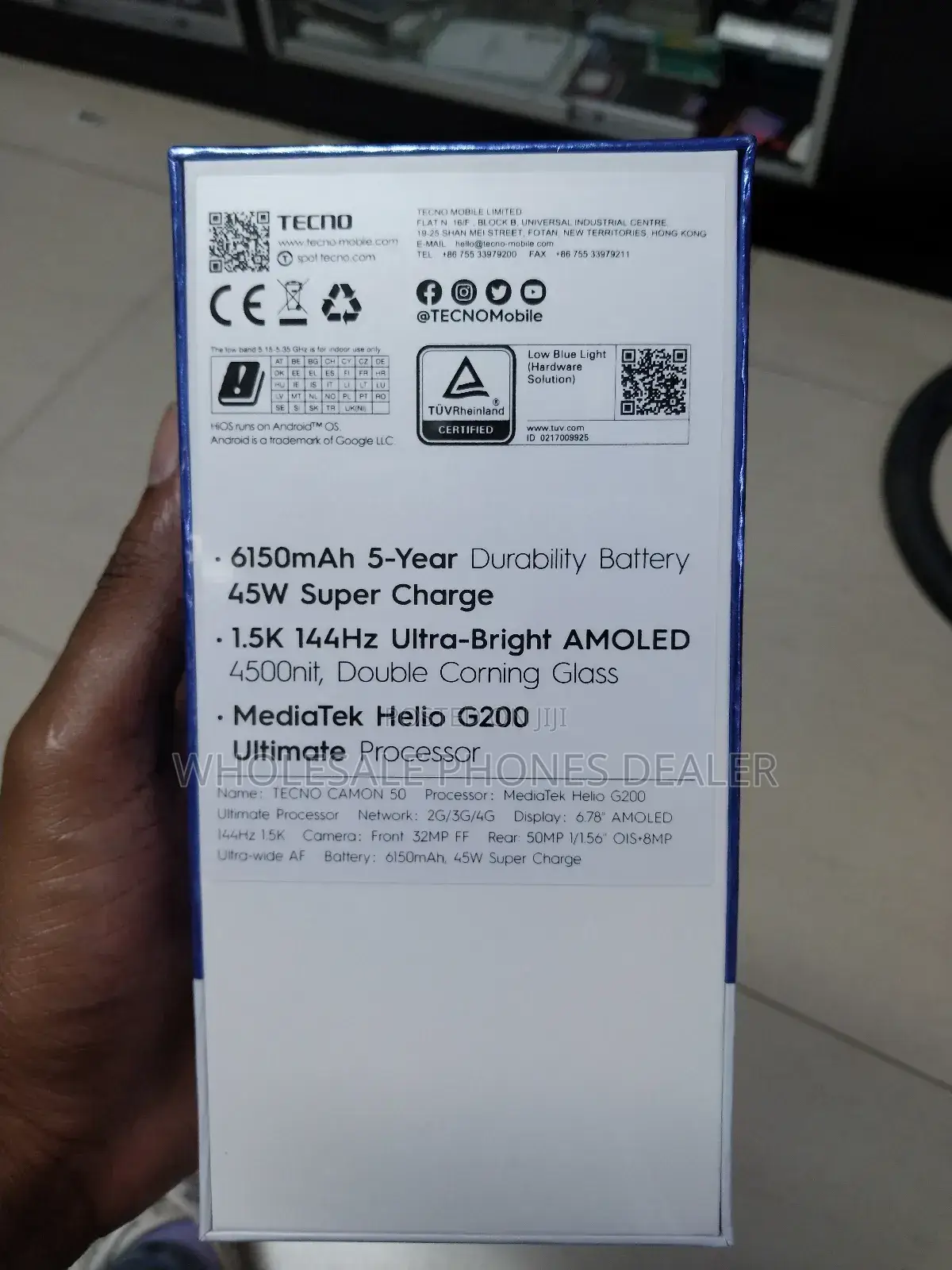 New Tecno Camon 50 256 GB Green