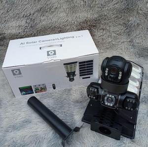 V380 Smart Solar 4g Camera Triple Lens Hd - thumbnail 2