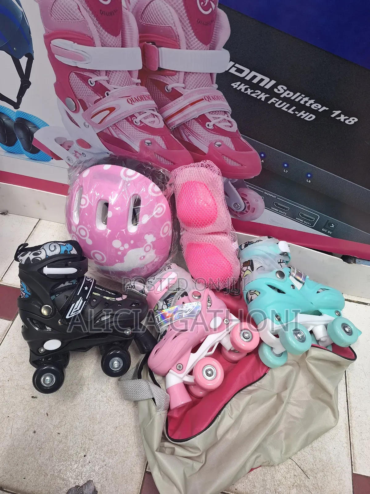 Kids Quad Skates Size 26-30